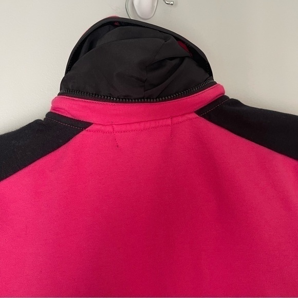 L-RL Lauren Active Colorblock Full Zip Long Sleeve Hidden Hood Jacket - Picture 7 of 12